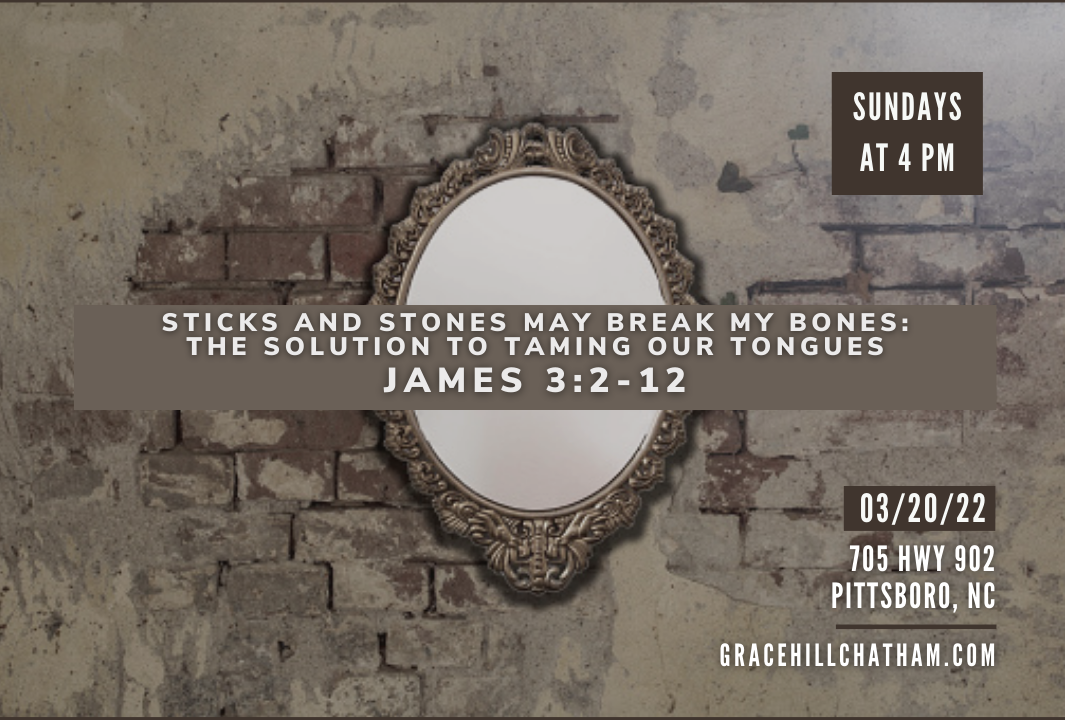 Sticks and Stones May Break My Bones: The Solution to Taming our Tongues