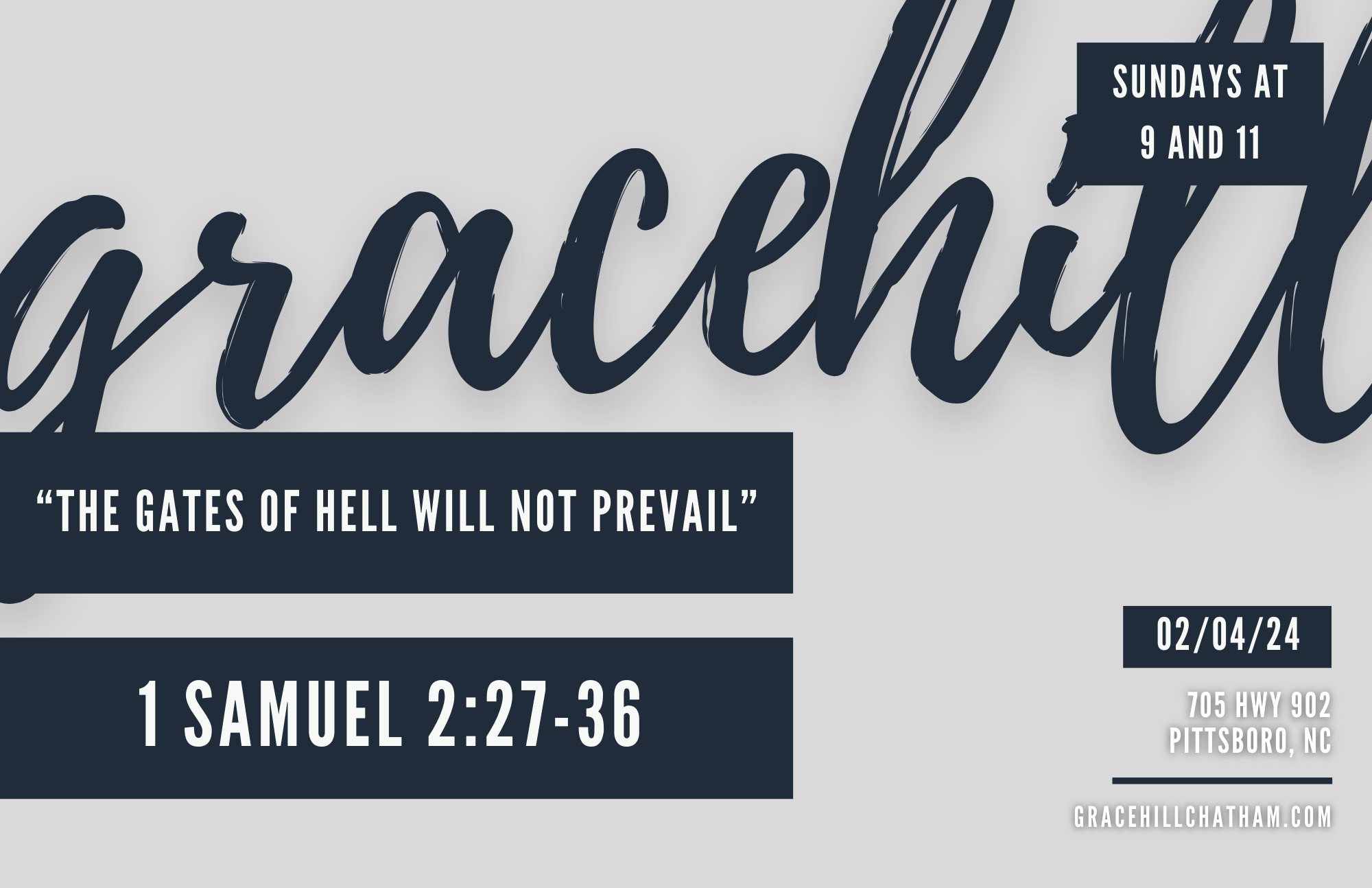 The Gates of Hell Will Not Prevail