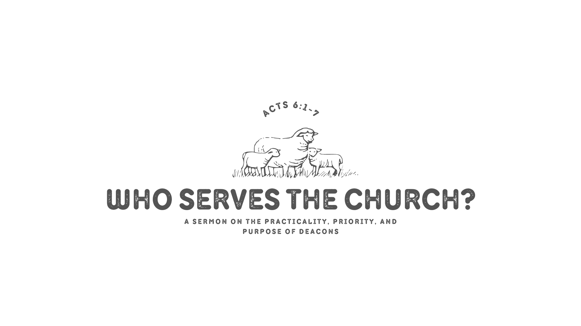 Who Serves the Church?