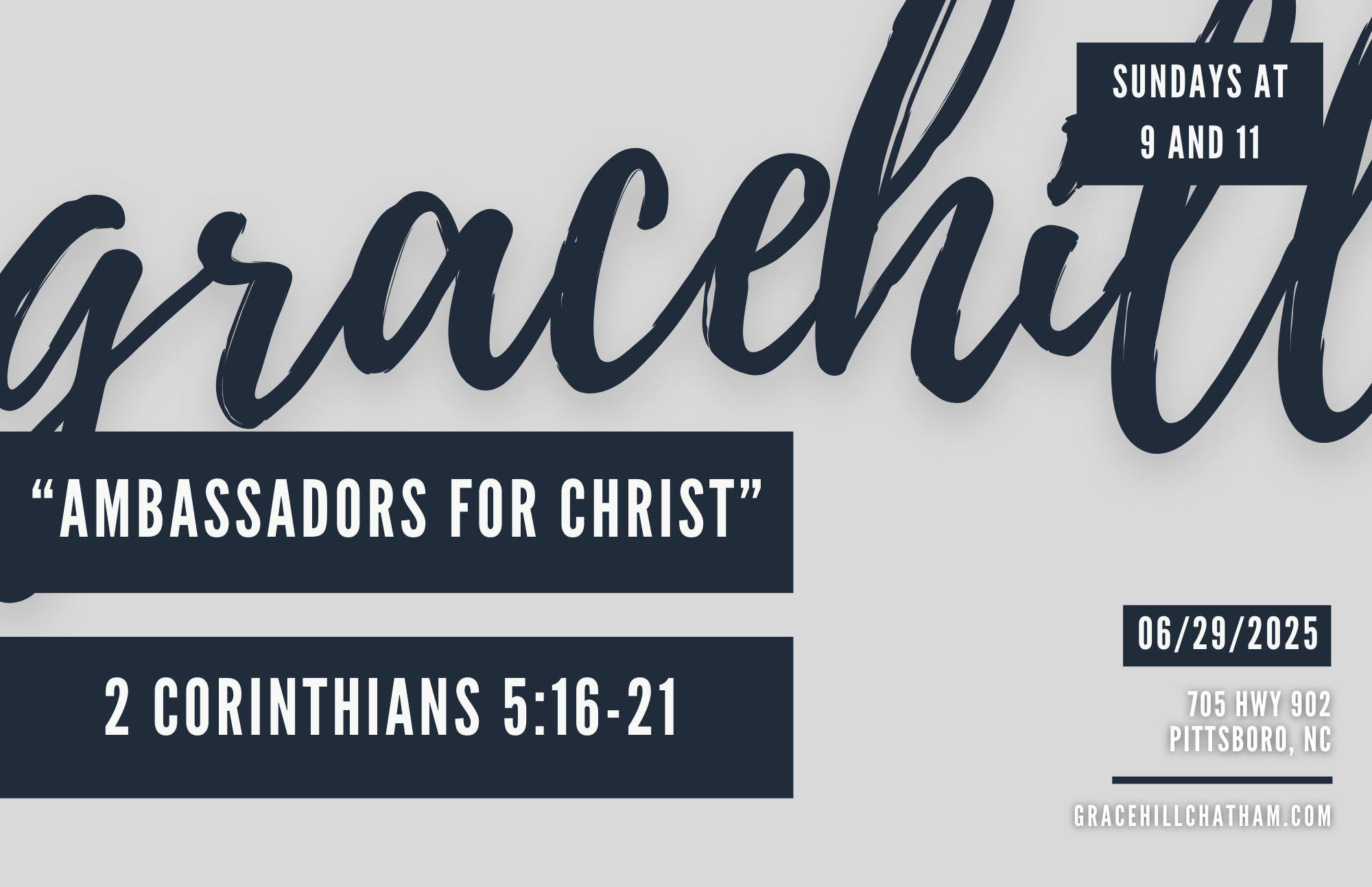Ambassadors for Christ