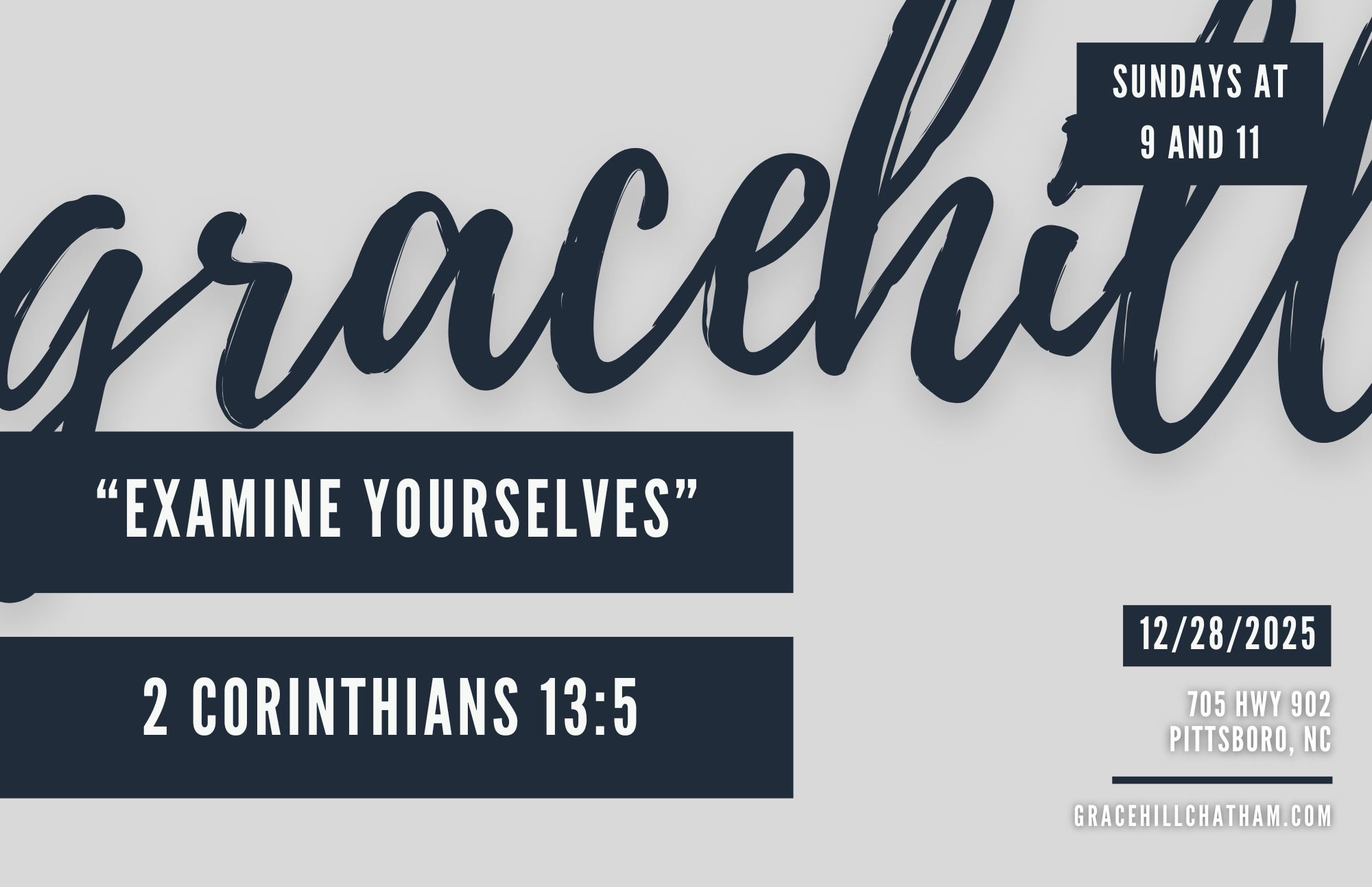 Examine Yourselves