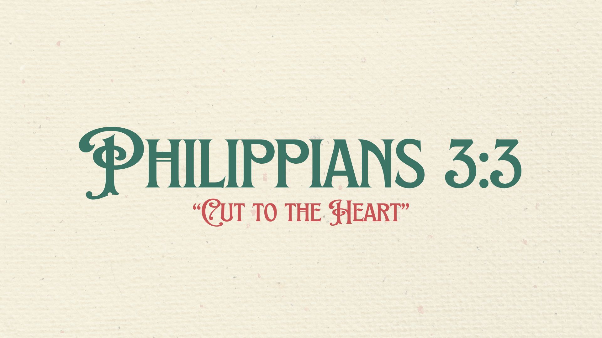 Cut to the Heart